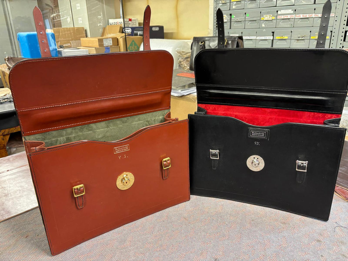 Stylish Leather Briefcase - Upgrade Your Professional Image Effortlessly - Rutherfords